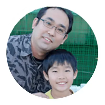 保護者さまと子どもの画像