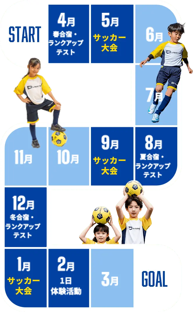 リベルタの1年間の活動イメージ